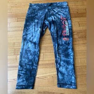 NFL Black and Red Tie-Dye Leggings women’s size XL NFL San Francisco 49ers